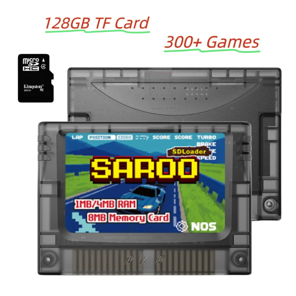 SAROO Optical Drive Emulator HDLoader FlashCart 1MB/4MB RAM 8MB Memory Card For Sega Saturn