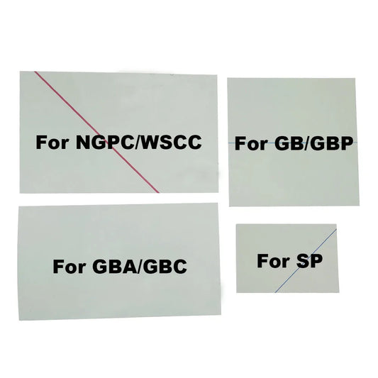 1PCS For Gameboy GB DMG GBP GBA SP GBC Backlit Screen Modify Part Polarizing Film For NGPC WSC Polarized Filter Film Sheet