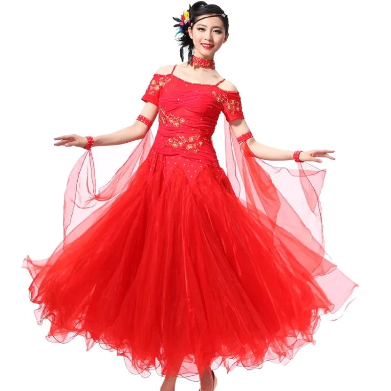 Modern Dance Dress Modern Dance Performance Dress Competition Dress National Standard Dance Dress Social Dance Dress