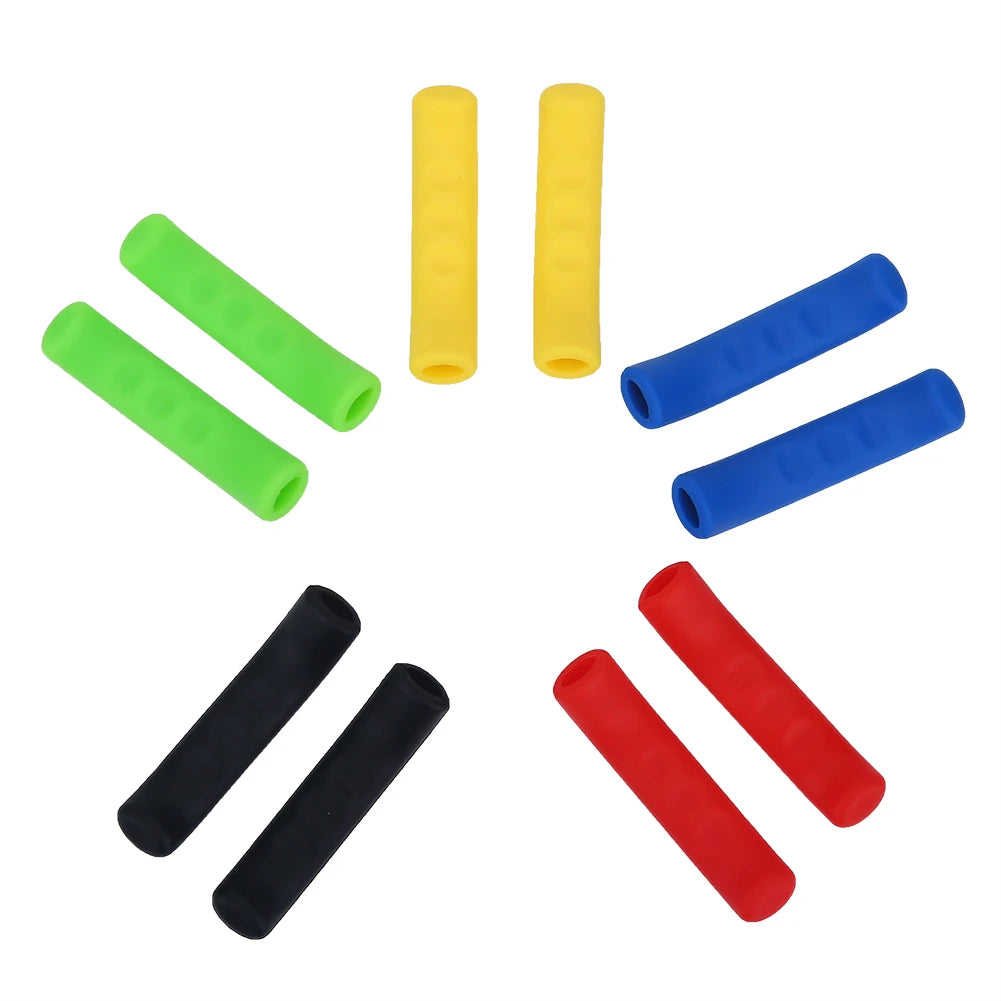 Bike Accessory 5 Colors Bike Brake Lever Cover Silicone Grips Anti Slip Waterproof Protector Cycling Accessory Bike Brake Grips