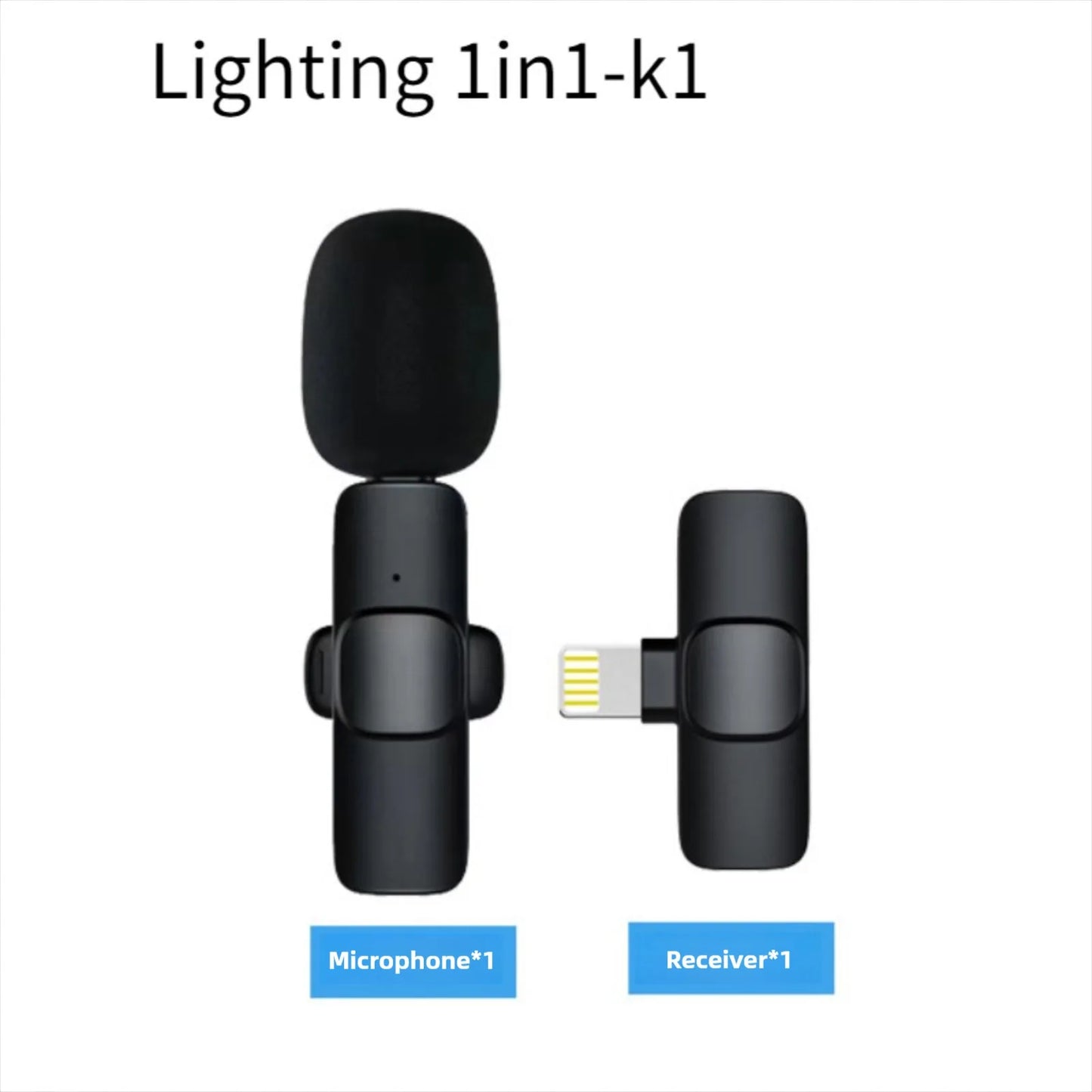 Wireless Lavalier Microphone for Live Streaming/YouTube/TikTok/Facebook Live Streaming Noise Cancelling Microphone Suitable For