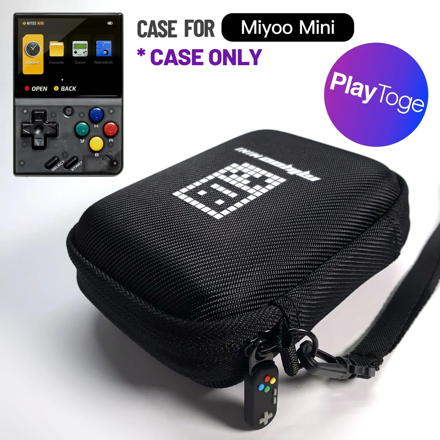 Miyoo Mini Case, Hard Portable Dedicated Case for Miyoo Mini V2 with 2.4 inch Screen