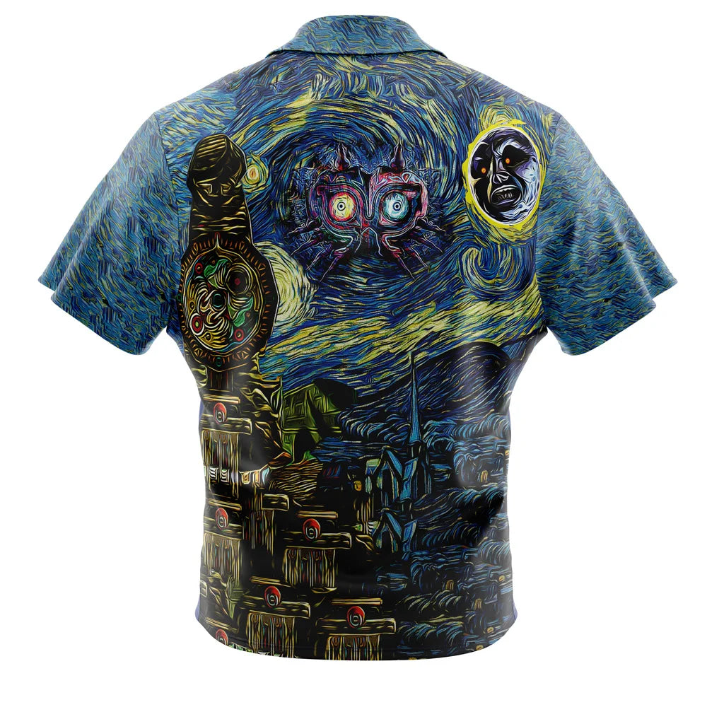 Edward Elric V2 Fullmetal AlchemistButton Up Hawaiian ShirtFashion Trend Breathable Loose Versatile Casual Sports Summer Men