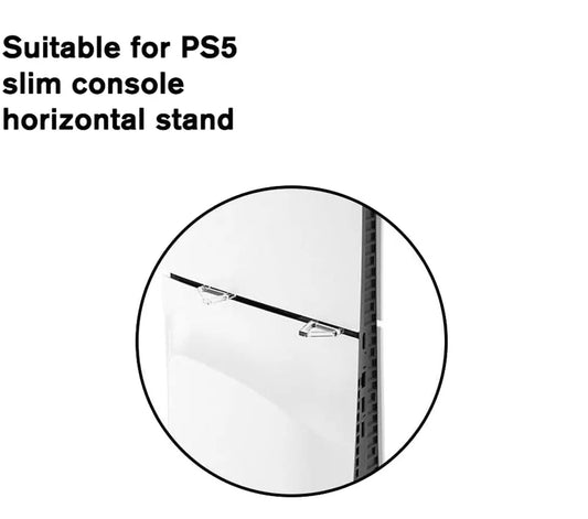 1/2pair Horizontal Holder Bracket For PS5 Slim Disc Host Feet Placement Bracket Holder For Console 3D Printed Mini Stand