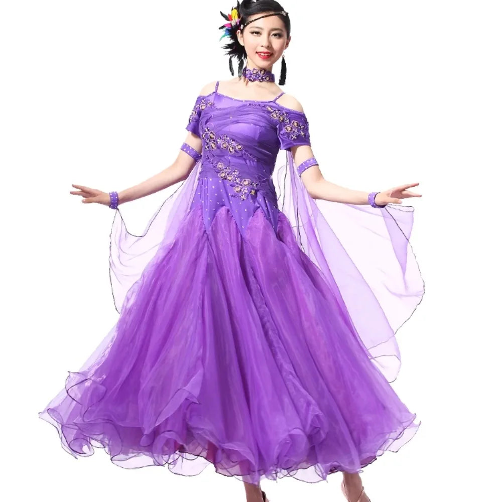 Modern Dance Dress Modern Dance Performance Dress Competition Dress National Standard Dance Dress Social Dance Dress