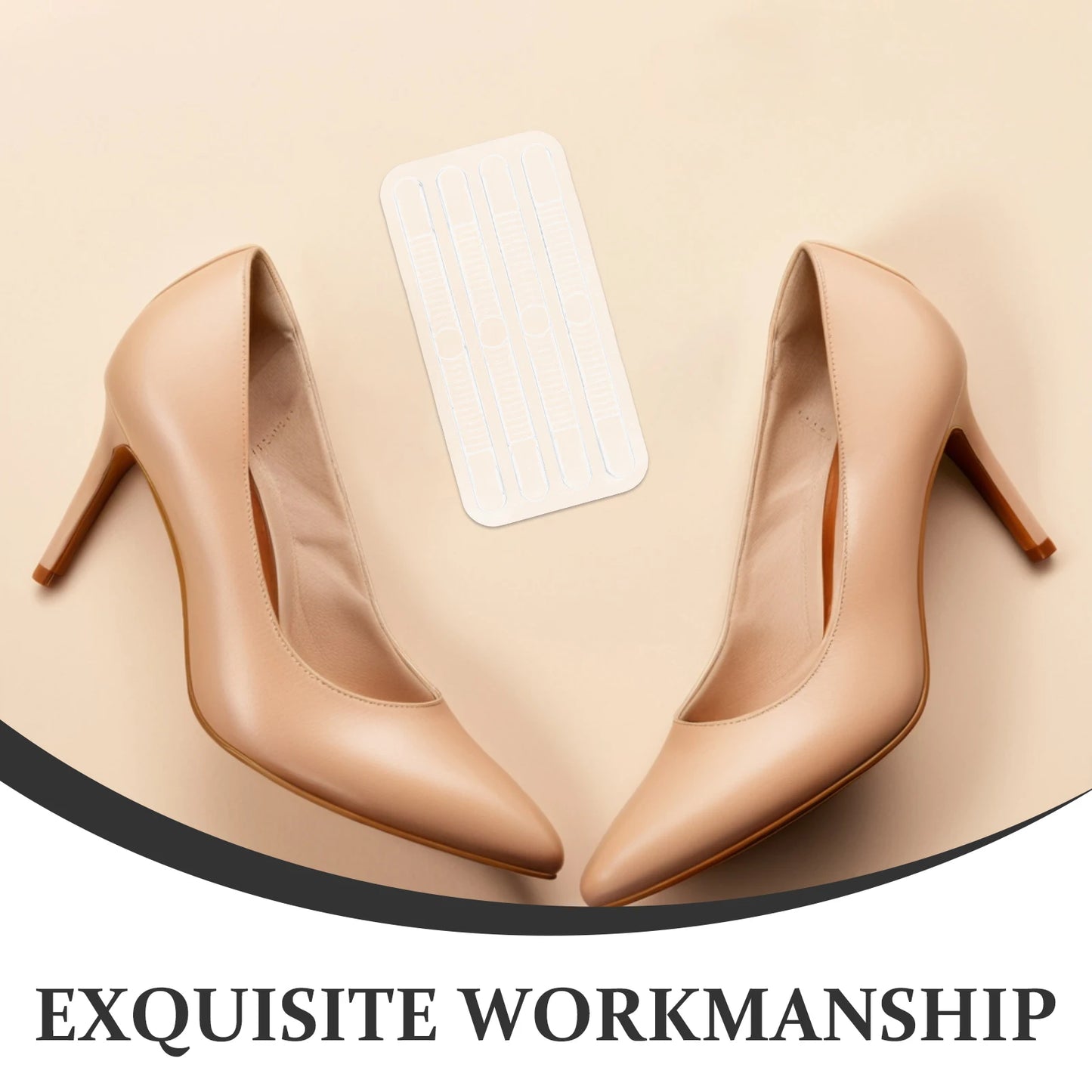 12 Pcs Shoe Grips Transparent Stickers Heel Cushion Pad Woman Shoes Sandals Loose Grips Gel Liners Sling Backs Strap Shoes tool