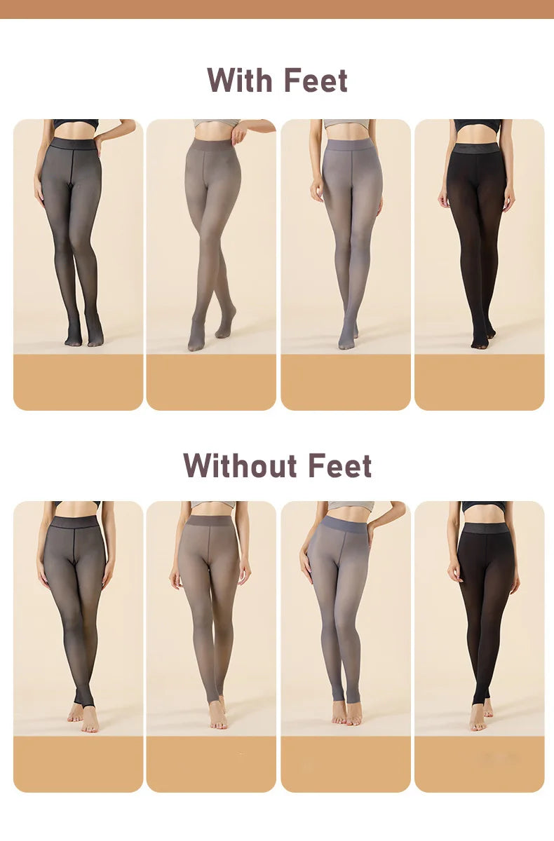 Thicken Thermal Tights Leggings Women Winter