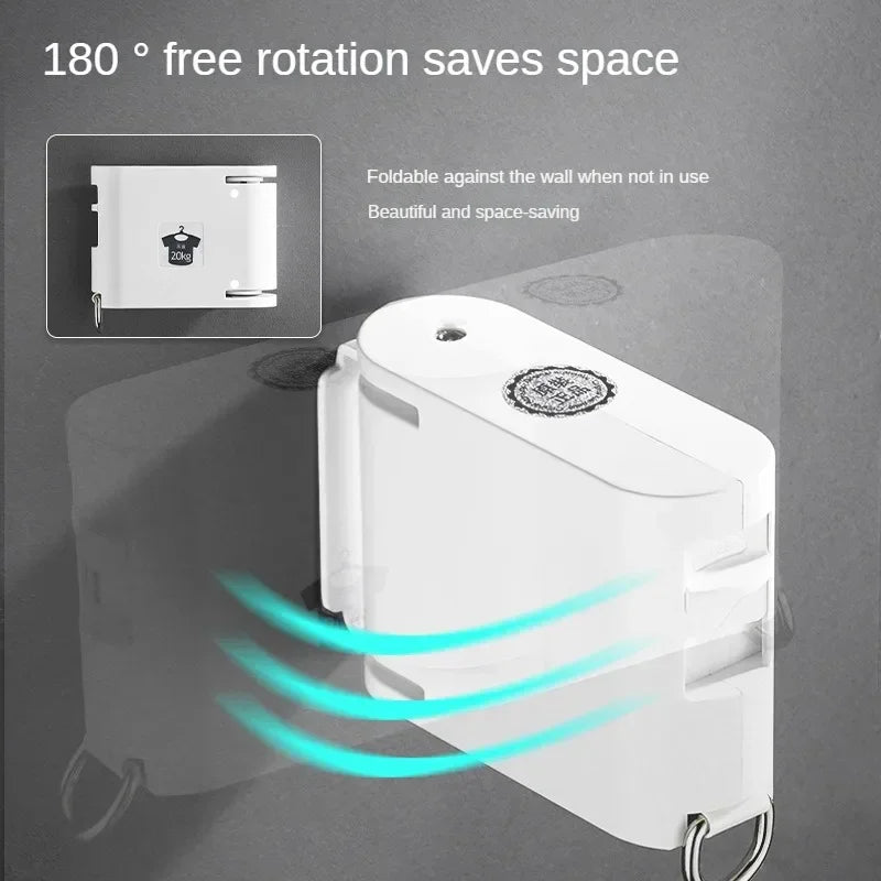 Xiaomi Mijia Invisible Clothesline Plastic Anti-slip Windproof Cool Clothes