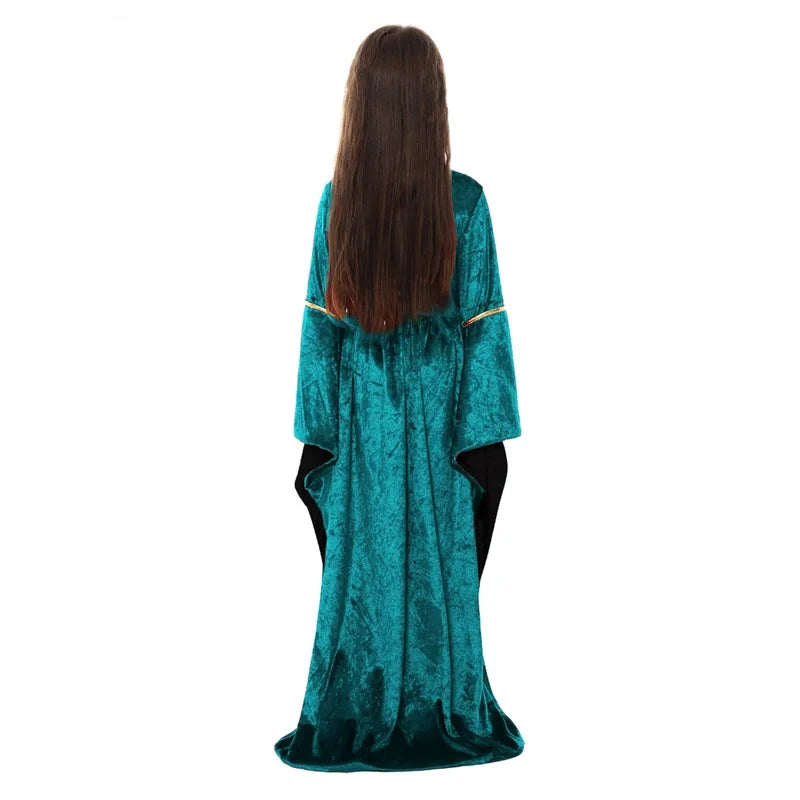 Renaissance Dress for Women Irish Medieval Dresses Victorian Female Costumes Halloween Cosplay Costume Masquerade Party Outf # 1