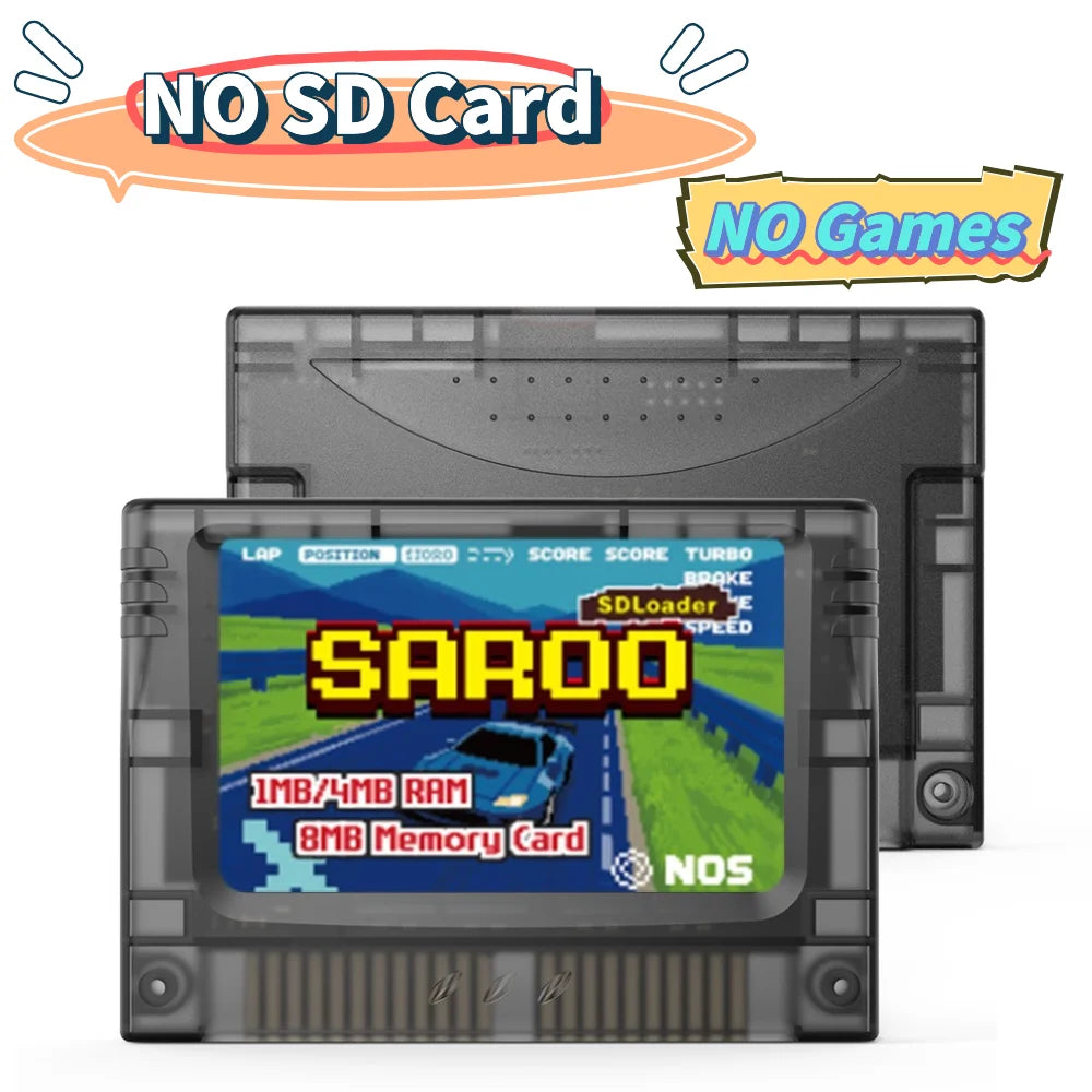 SAROO Optical Drive Emulator HDLoader FlashCart 1MB/4MB RAM 8MB Memory Card For Sega Saturn