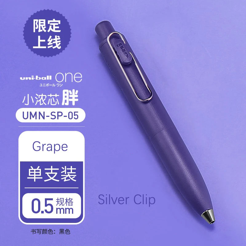 1pc New Japan UNI-ball ONE P Mini Pocket 0.5mm Gel Pens Black Ink Quick Dry Waterproof Portable Signature Pen