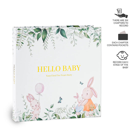 Baby Pregnancy Memory Book DIY Family Kids Record Growth Photo Album First Year Scrapbook Album Baby Memory Book For New Parents