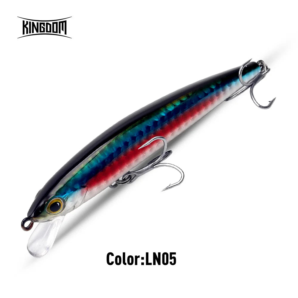 KINGDOM SP Shadow Suspending Minnow 6.5g 9g 14g 14.2g Artificial Fishing Lure Jerkbait Wobblers Bass Pike Swimbait Fishing Lures