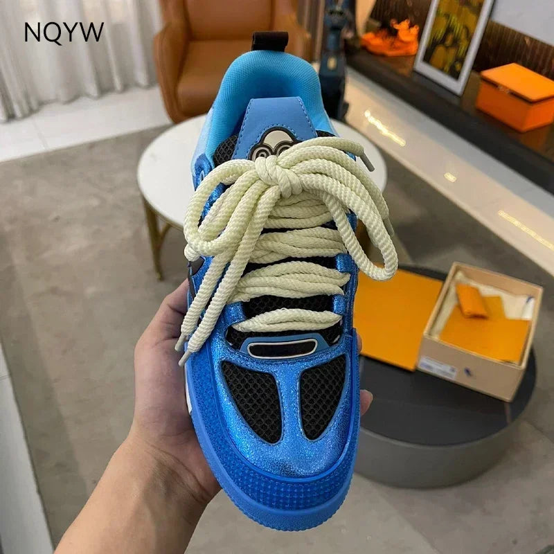 Brand Men's And Women's Sneakers Walking High Quality Men's Casual Shoes Sneaker2025 Four Seasons New Net Men's Non-Slip Buffer