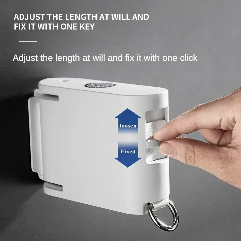 Xiaomi Mijia Invisible Clothesline Plastic Anti-slip Windproof Cool Clothes with Outdoor Folding Hanging Clothes Artifact