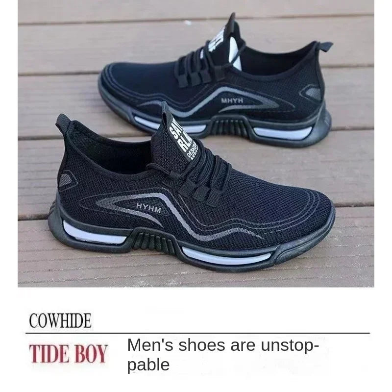 Men's shoes, new summer breathable mesh casual shoes,