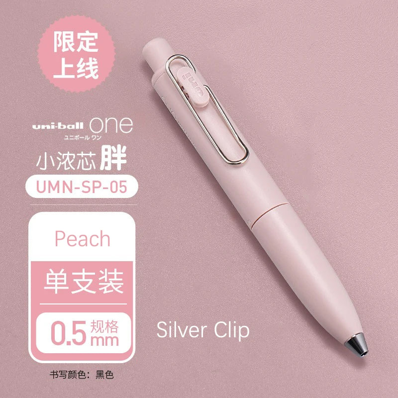 1pc New Japan UNI-ball ONE P Mini Pocket 0.5mm Gel Pens Black Ink Quick Dry Waterproof Portable Signature Pen