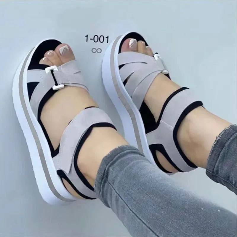 Summer New Women sandals Open Toe Fashion Heels Comfortable