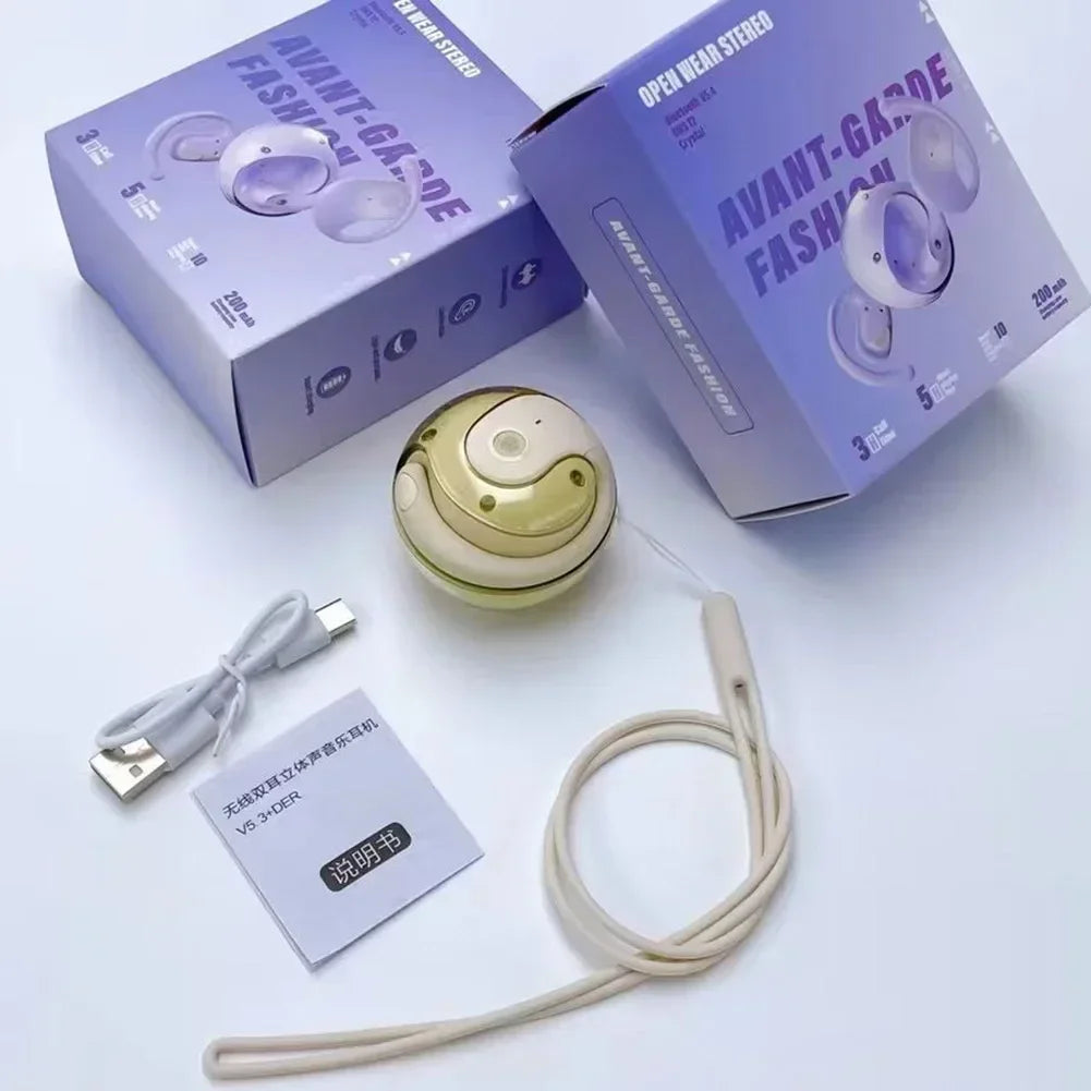 144-Language AI Translation Headphones: Wireless Ear-Hook Style for Real-Time Communication During Travel