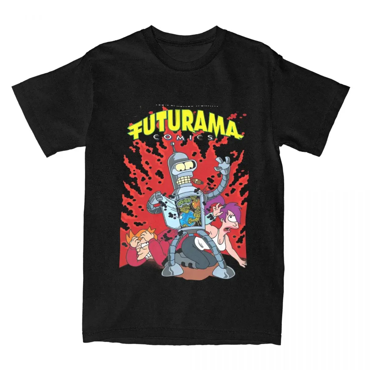 Fashion Futuramas Save Thr Planet T Shirt Unisex Round Neck Short Sleeve Top Tee 100%Cotton Summer Tops