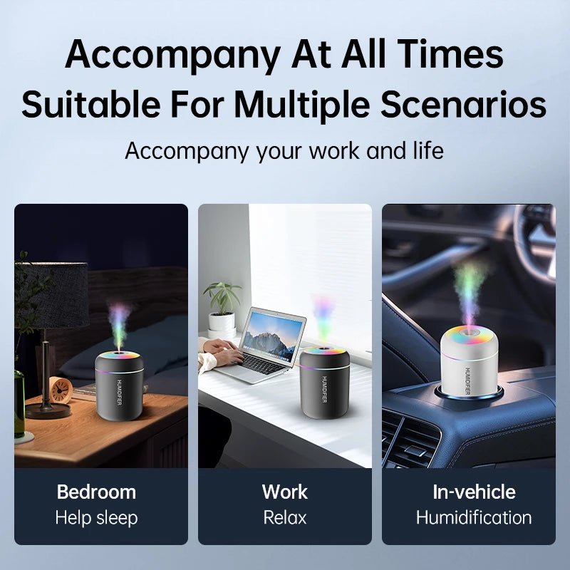 180ML Mini Air Humidifier USB Electric Aroma Diffuser