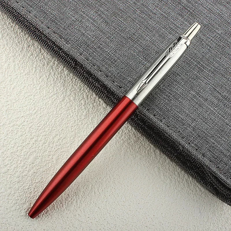 9 Colors Metal Ballpoint Pens Automatic Ball Pen G2 RefillBlue Ink For School Office Stationery Supplies Writing 0.7mm