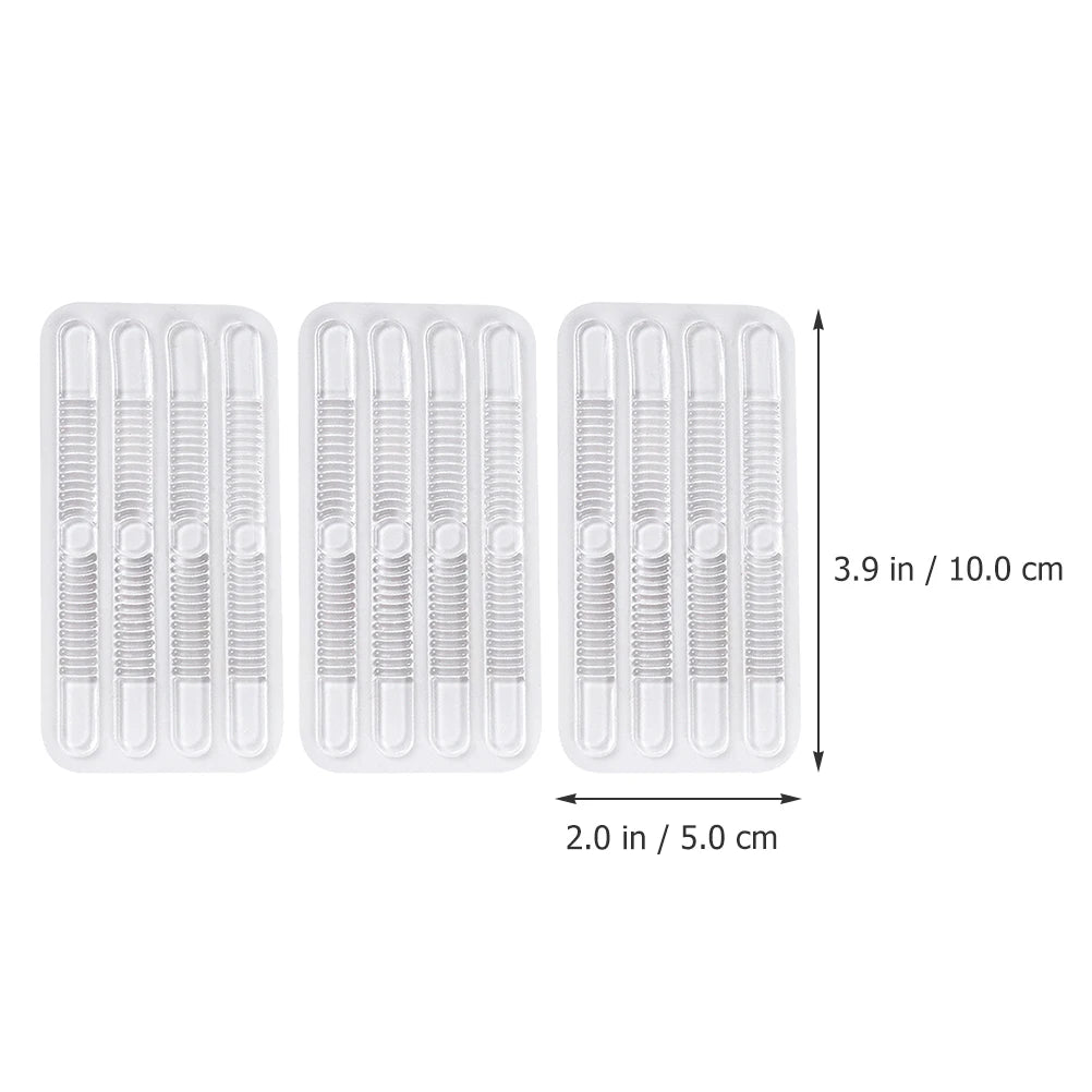 12 Pcs Shoe Grips Transparent Stickers Heel Cushion Pad Woman Shoes Sandals Loose Grips Gel Liners Sling Backs Strap Shoes tool