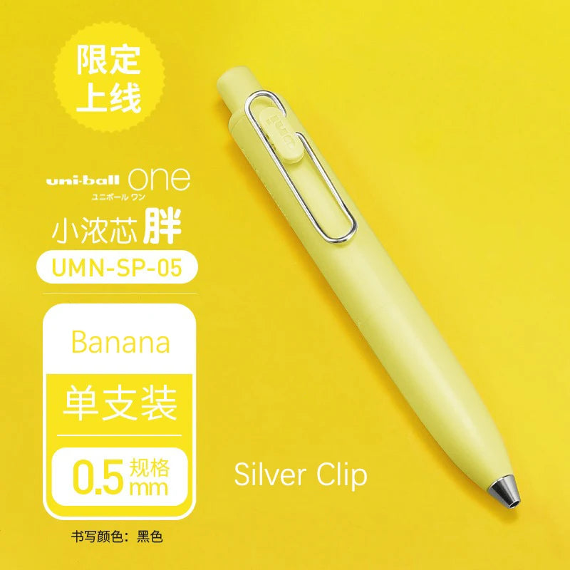 1pc New Japan UNI-ball ONE P Mini Pocket 0.5mm Gel Pens Black Ink Quick Dry Waterproof Portable Signature Pen