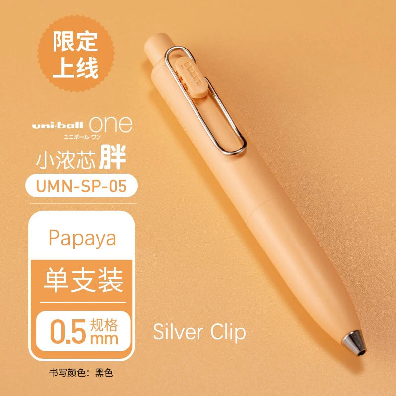 1pc New Japan UNI-ball ONE P Mini Pocket 0.5mm Gel Pens Black Ink Quick Dry Waterproof Portable Signature Pen