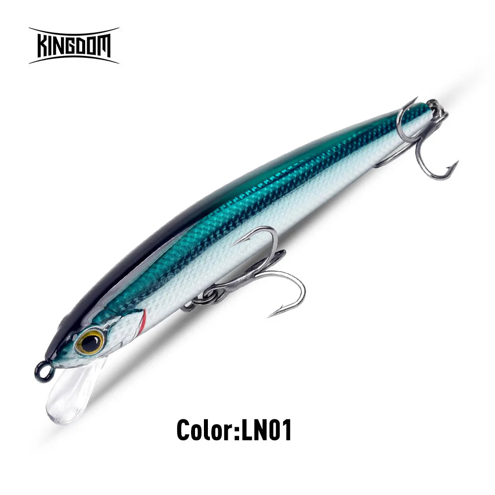 KINGDOM SP Shadow Suspending Minnow 6.5g 9g 14g 14.2g Artificial Fishing Lure Jerkbait Wobblers Bass Pike Swimbait Fishing Lures