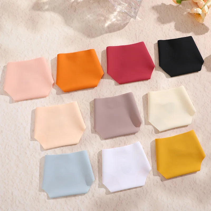 5PCS Ice Silk Seamless Thongs Women V Waist G