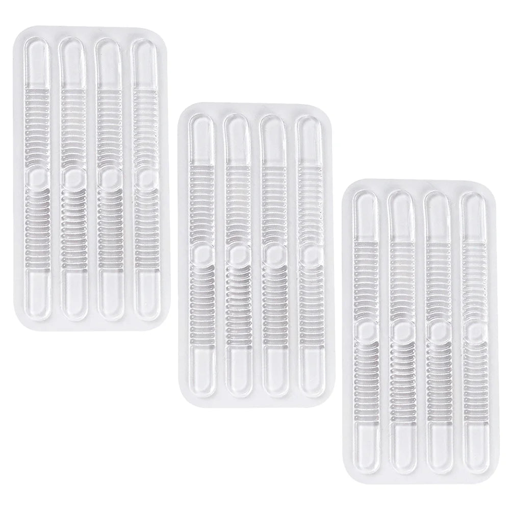 12 Pcs Shoe Grips Transparent Stickers Heel Cushion Pad Woman Shoes Sandals Loose Grips Gel Liners Sling Backs Strap Shoes tool