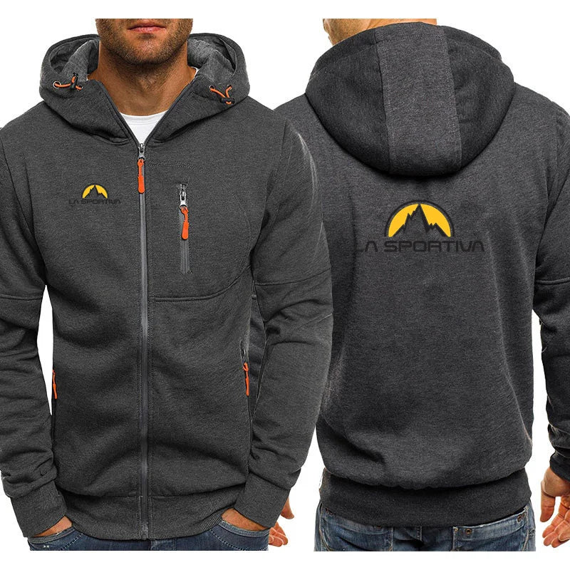 La Sportiva Men's Hooded Sweatshirt, Casual Sweatshirts, Pullovers, Men's Top, Fashion, 2024