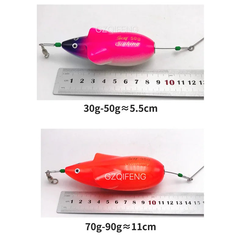 SKY Trolling Bait Sinking and Floating Water Fishing Lure Artificial Rat Bait Self-balancing Sea Boat Fishing Topwater Swimbait