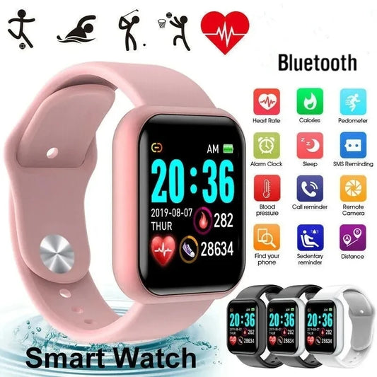 Smart Watch For Women Men Wristwatch Bluetooth Connected Phone Player