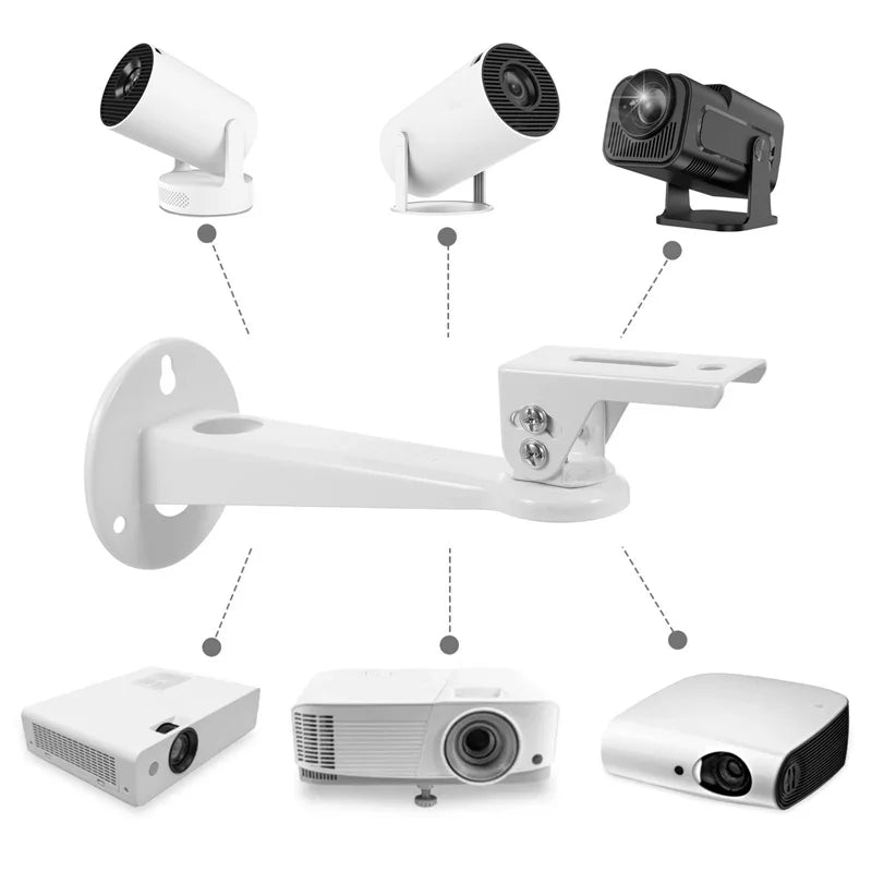 DITONG Adjustable Projector Ceiling Wall Mount Bracket 1/4 Screw DV Camera Holder Stand for HY300 PRO Projectors Accessories