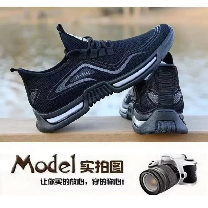 Men's shoes, new summer breathable mesh casual shoes,