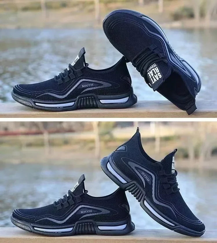 Men's shoes, new summer breathable mesh casual shoes,