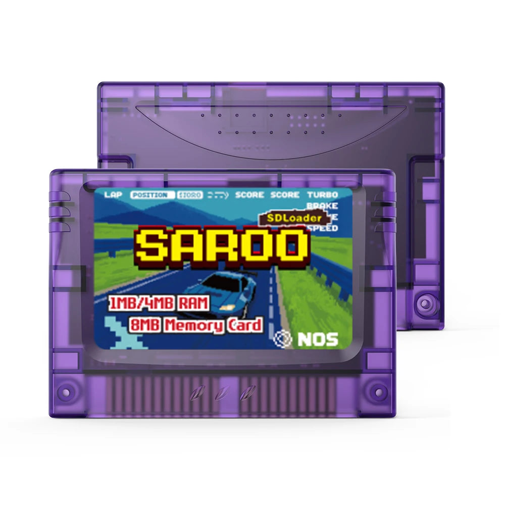 SEGA SATURN SAROO All-in-One ODE SD Card Loader 1MB/4MB RAM Expansion 8MB Memory Card Flash Cartridge Cart for SS Console
