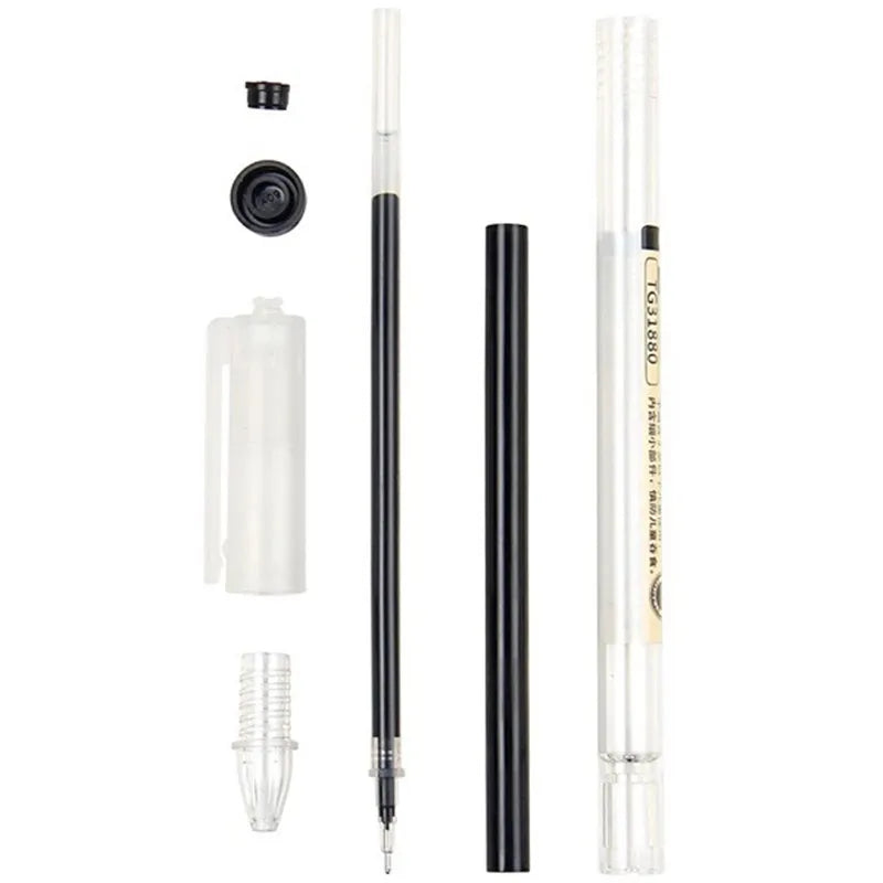 Japan Fine Point Pen 0.35mm Black Blue Red Ink Gel Pen Ballpoint Pen School Office Student Writing Stationery Supply