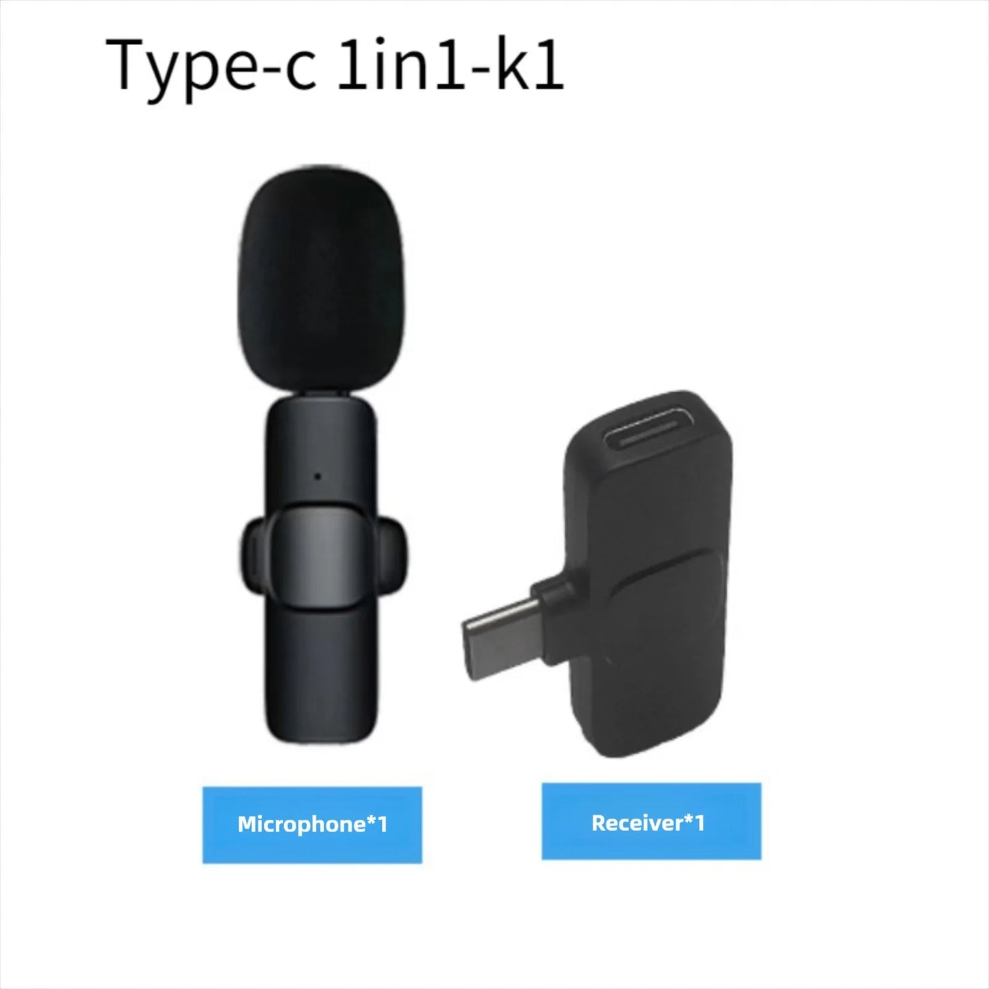 Wireless Lavalier Microphone for Live Streaming/YouTube/TikTok/Facebook Live Streaming Noise Cancelling Microphone Suitable For