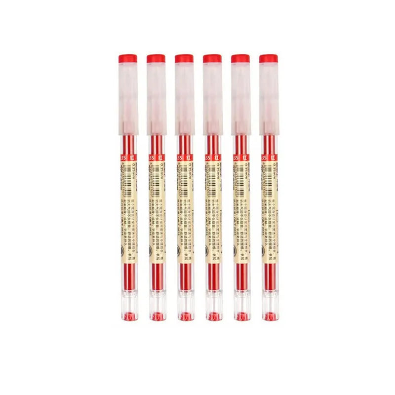 Japan Fine Point Pen 0.35mm Black Blue Red Ink Gel Pen Ballpoint Pen School Office Student Writing Stationery Supply