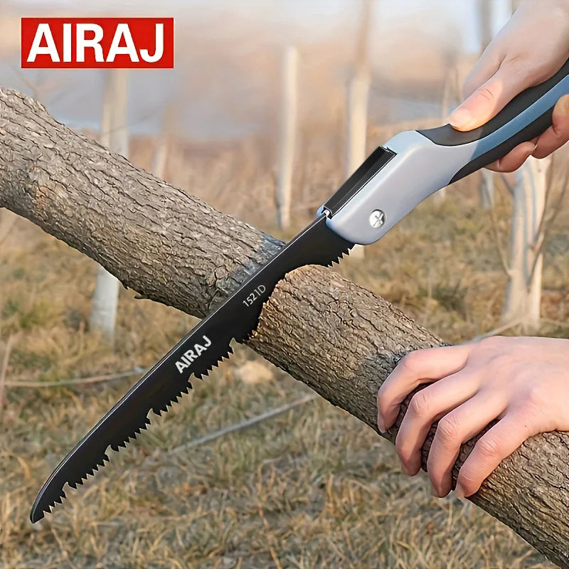 AIRAJ Folding Saw Woodworking Folding hacksaw Multifunction Cutting Wood Sharp Camping Garden Prunch Saw Tree Chopper Knife Hand