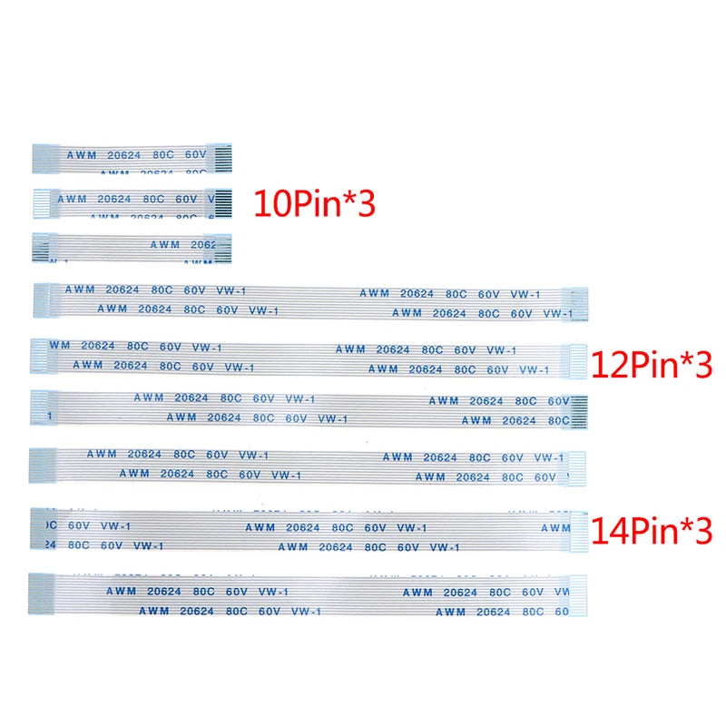 For Sony Dualshock 4 PS4 PRO Slim Controller 12 14 Pin Charging Board Power Switch Cable &10pin Touch Pad Flex Ribbon Cable