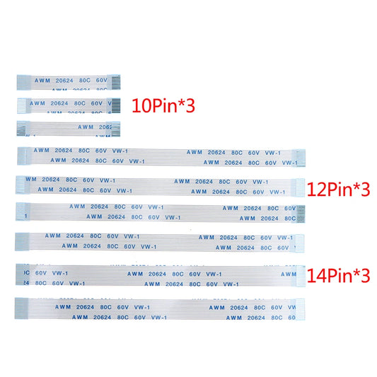 For Sony Dualshock 4 PS4 PRO Slim Controller 12 14 Pin Charging Board Power Switch Cable &10pin Touch Pad Flex Ribbon Cable