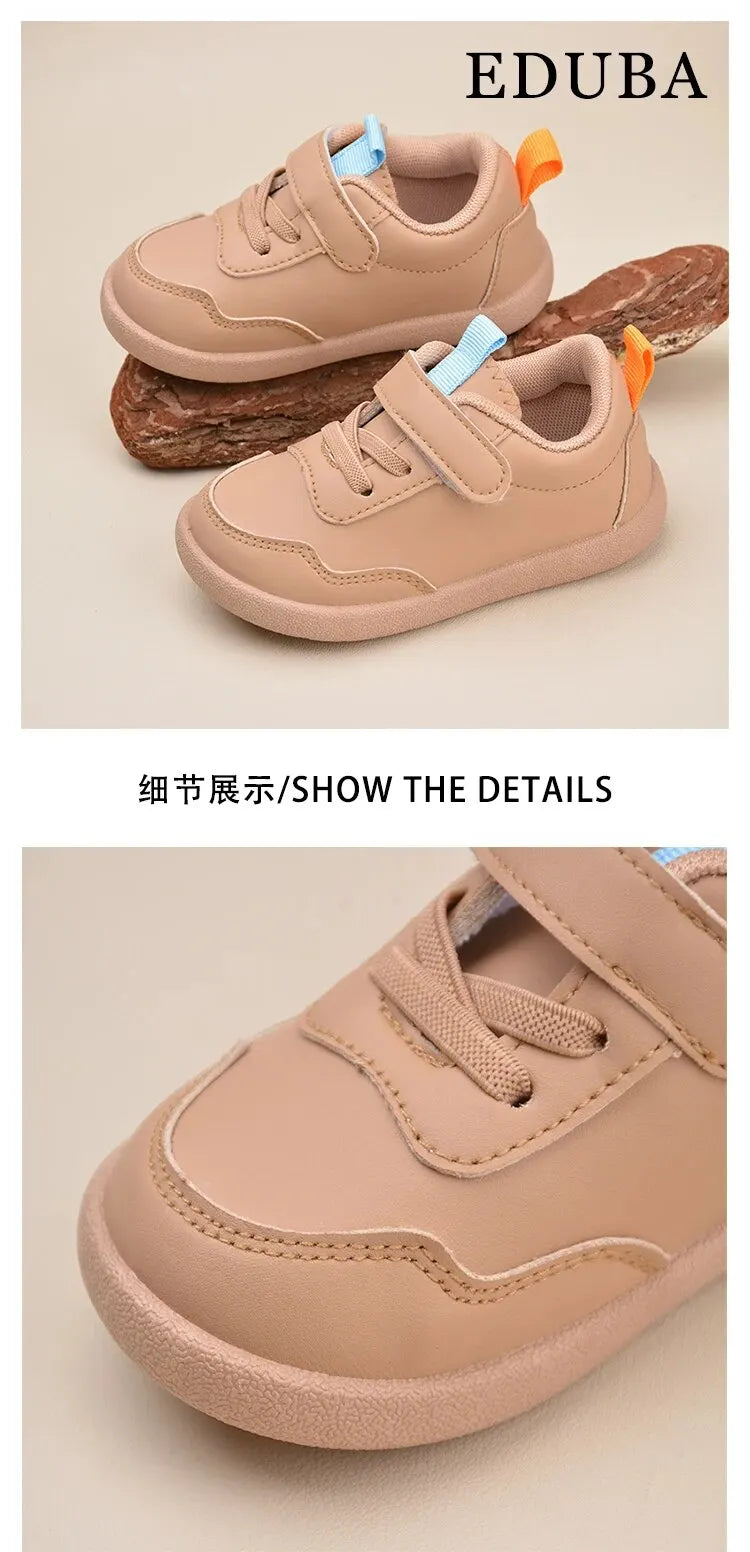 Good Quality Toddlers First Walking Soft Flat Outdoor Indoor Sneakers Little Kids