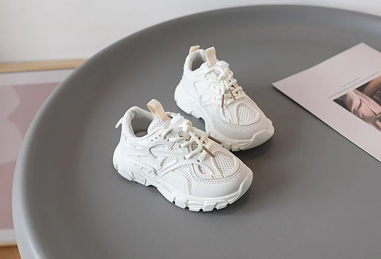 Children Mesh Breathable Sneakers 2022 Spring Autumn New Baby Soft Bottom Casual Shoes School Sports Sneakers For Boys Girls