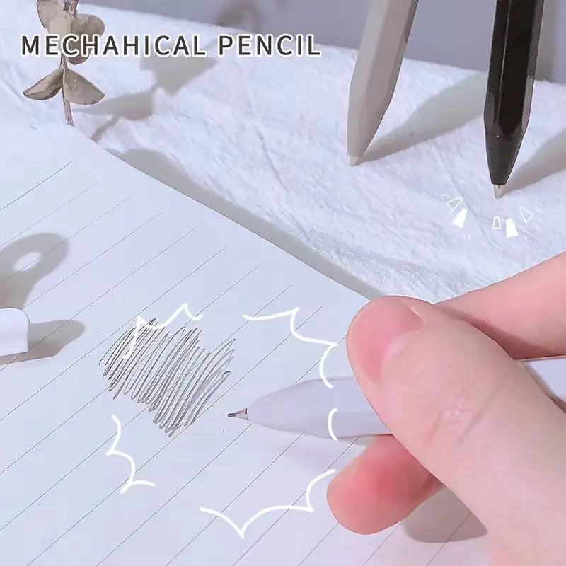 Aesthetic stationery back to school supplies 0.5mm mechanical pencil for school useful drawing nib pen pencils set school goods