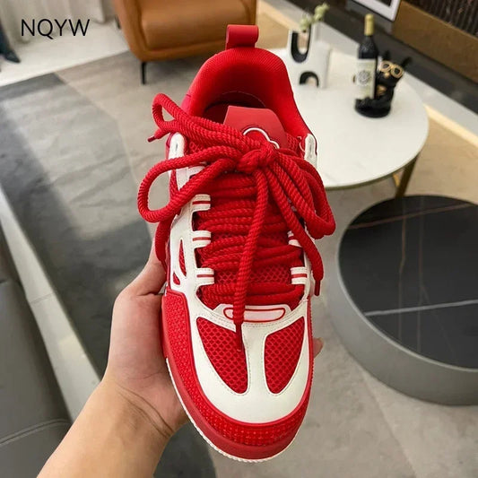 Brand Men's And Women's Sneakers Walking High Quality Men's Casual Shoes Sneaker2025 Four Seasons New Net Men's Non-Slip Buffer