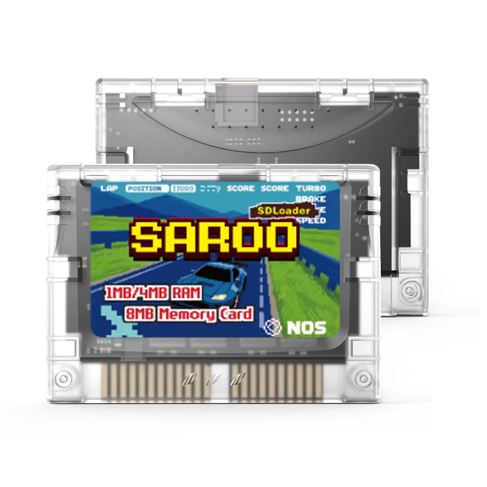 SEGA SATURN SAROO All-in-One ODE SD Card Loader 1MB/4MB RAM Expansion 8MB Memory Card Flash Cartridge Cart for SS Console